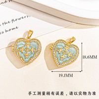 Pendentif Médaillon Cœur Soleil et Lune à ouverture pour photos, Accessoires de Bijoux DIY pour Collier Femme, Vente en Gros