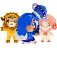 Poupée de dessin animé personnalisée, peluche de haute qualité, mascotte personnalisée, logo d'entreprise, jouets en peluche d'anime, poupées en coton PP