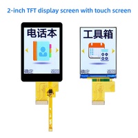 Layar LCD TFT IPS ST7789 2.0 Inci 240x320 dengan Layar Sentuh Kapasitif, Lampu Latar LED Putih, 262k Warna