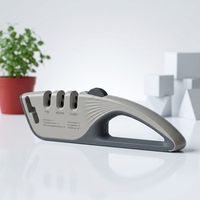 Aiguiseur de couteaux et de ciseaux professionnel Nuoten ND-076C, écologique, en céramique, 4-en-1, multi-grains, à angle réglable, en stock