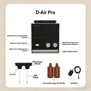 Difusor de Aceites Esenciales sin Agua de 200mL+200mL, Doble Botella, Máquina de Aromaterapia Portátil, Dispensador Eléctrico de Aroma para Hogar y Hotel - Product Image 6