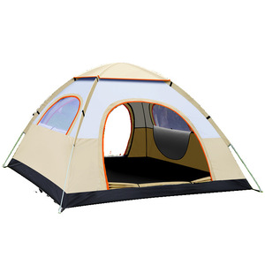 Tenda da campeggio professionale all'aperto durante la notte tenda per il calore invernale in gomma nera impermeabile parco attrezzatura da campeggio selvaggio - Product Image 1