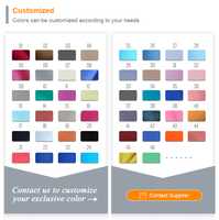 Tissu en microfibre 100% polyester en rouleaux, tissu bon marché pour les rideaux