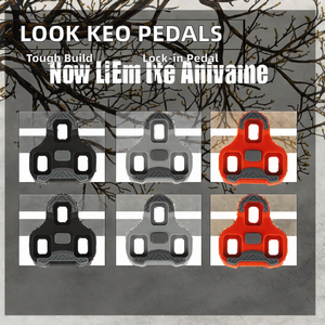 Pédales de vélo de route autobloquantes 0/4,5/9 degrés pour chaussures de cyclisme de type cruiser, compatibles avec le système de pédales à roulements - Product Image 2