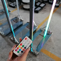 Plate-forme humide lumineuse GOGO roue de prière pratique spirituelle Cage lampe atmosphère fête scène lumières bâton de danse mobile