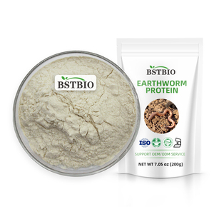 BSTBIO天然ミミズエキスプロテインペプチド60% 98% ミミズプロテインパウダー - Product Image 2