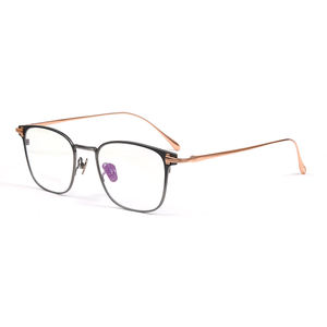 Prêt stock <span class=keywords><strong>2023</strong></span> nouvelle mode <span class=keywords><strong>Beta</strong></span> pur titane cadre optique dernières montures de lunettes en métal de haute qualité pour hommes femmes - Product Image 1