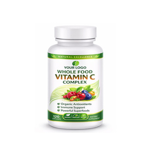 Complejo de Vitamina C de Alimentos Integrales 675mg, Bayas Orgánicas, Sin OMG, Vegano, 120 Cápsulas, Apoyo Inmunológico de Superalimentos Antioxidantes Orgánicos - Product Image 1