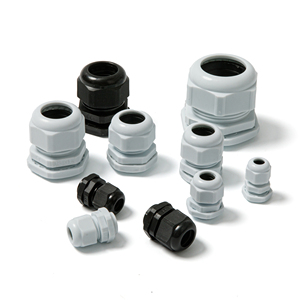 IP68 đen trắng PG7/<span class=keywords><strong>PG9</strong></span>/PG11 nối nhựa không thấm nước tuyến cáp khóa hạt máy giặt chủ đề có thể điều chỉnh khớp nối cao/thấp - Product Image 2