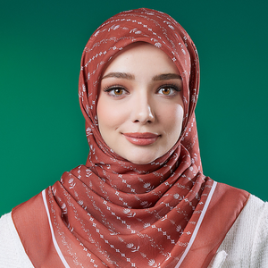 Vente en gros d'hijab en voile imprimé carré japonais de qualité supérieure écharpe pour femme musulmane respirante écharpes traditionnelles châles bawals de Malaisie - Product Image 2