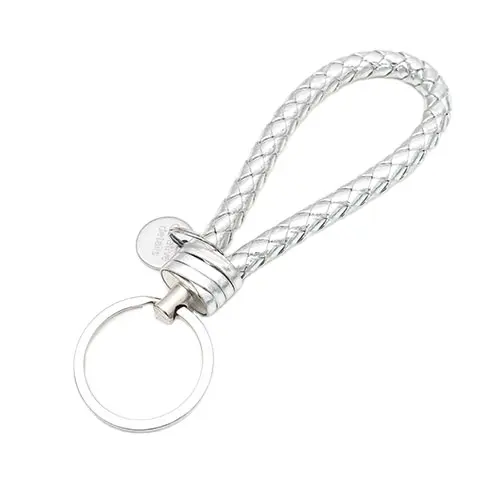 Đầy Màu sắc bện dây Keychain xe vòng chìa khóa móc chìa khóa PVC da keyrings đối với đồ trang sức đồ trang sức phụ kiện