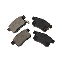 Plaquettes de frein à disque en céramique premium D1336 NAO, remplacement d'essieu arrière OE 43022TA0A00 pour Accord Sedan TSX Series, faible émission de poussière, silencieuses