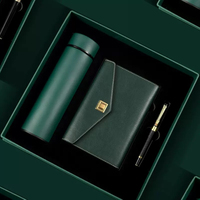 Coffret Cadeau de Luxe en Cuir Premium avec Bloc-Notes Exécutif et Stylo pour Réunions d'Affaires et Utilisation au Bureau
