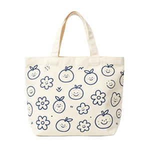 Custom Canvas 100% Cotton Eco-friendly Tote Bag with Rope Handle Large Capacity Recycled Material High Quality Custom Color Logo - Product Image 1