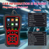 Escáner OBD2 V539 Actualizado, Lector de Códigos de Falla de Automóvil con Alimentación USB para Vehículos con Protocolo OBD II desde 1996, Energía Eléctrica