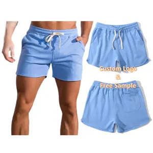 Summer Hot Sale Breathable Sport Training Shorts Mesh Running Cotton Shorts Custom Men's Gym Sweat Shorts