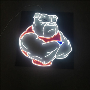 Insegna al neon principale su ordinazione dell'insegna al neon della decorazione della parete della barra del pub del bordo dell'insegna al neon del led dell'orso pigro ha condotto le insegne luminose al neon principali su ordinazione - Product Image 6