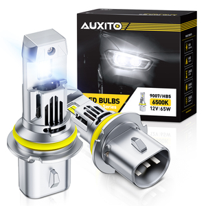 Ampoule antibrouillard LED AUXITO 9007 HB5 pour véhicules sportifs, sans scintillement, sans adaptateur requis, blanc froid 6500K, compatibilité véhicule 98% - Product Image 5