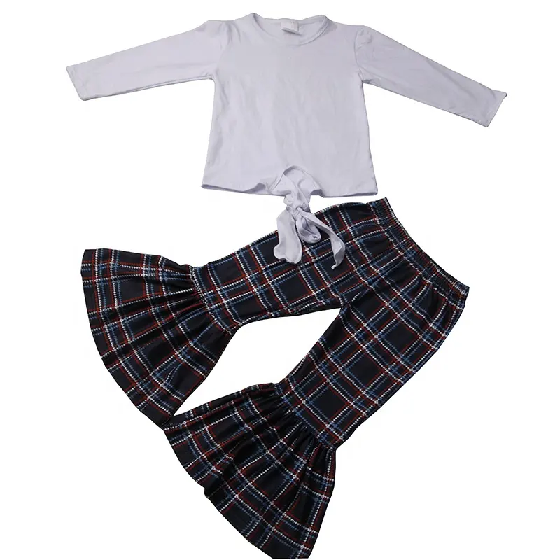 Wholesale China Fall Winter Kids cotton clothes Boutique Outfit Girls Clothing Set
