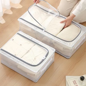 Zapatero Plegable Personalizable con Marco de Plástico Transparente Reforzado de 2 Capas, Diseño Moderno y Sostenible, Caja de Almacenamiento para el Hogar - Product Image 3