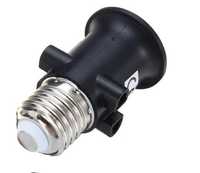 Support de lampe électrique suspendu E27 avec douille à vis, base de lampe durable