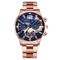 Montre à quartz sportive de luxe pour homme, bracelet en acrylique, boîtier de 9 mm d'épaisseur, 40 mm, calendrier, aiguilles lumineuses, éco-responsable, best-seller transfrontalier