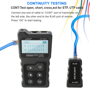 Noyafa <strong>Network</strong> Diagnose Cable Fault Locator Wire Tracker Wire Length Measuring <strong>Device</strong> Wire Tracker <strong>Tool</strong> With Poe - Product Image 2