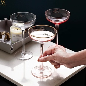 <span class=keywords><strong>Copa</strong></span> de <span class=keywords><strong>Gin</strong></span> <span class=keywords><strong>Rosa</strong></span> con Borde Dorado de 120 ml, <span class=keywords><strong>Copa</strong></span> de Cóctel de Cristal sin Plomo, <span class=keywords><strong>Copa</strong></span> de Vino - Product Image 5