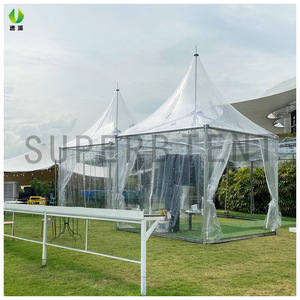 Carpa de Aluminio para Exteriores, Rectangular, de Tela Oxford Impermeable, para Exposiciones, para Todas las Estaciones, de Una Sola Capa, Tipo Diagonal - Product Image 4