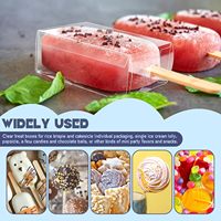 Transparent PVC PET PP Boîte En Plastique Cakesicle Boîtes pour Bonbons Macaron Baby Shower Party FavorsFestival Emballage Cadeau