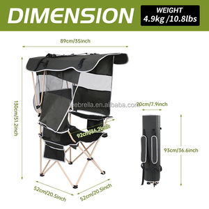 Outdoor Leisure Camping Fishing Beach <b>Chair</b> <b>Foldable</b> Portable Aluminum Frame Modern Design for Multiple Scenarios - Product Image 2