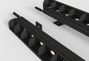 Applique murale extérieure linéaire LED RVB étanche IP66 DMX, utilisée pour l'éclairage de contour d'architecture de paysage - Product Image 4