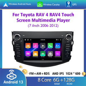 <span class=keywords><strong>Android</strong></span> 13 xe Stereo cho RAV4 2006-2012 LCD hiển thị GPS navigation Carplay chia được xây dựng trong Wifi DSP Hi-Res âm thanh 2DIN - Product Image 2