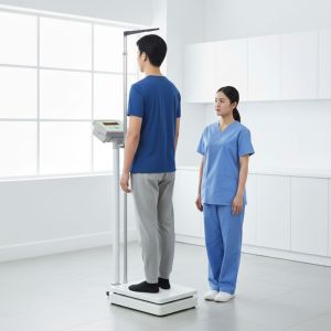 Báscula Digital Médica para <span class=keywords><strong>Peso</strong></span> y Altura Corporal con Función de <span class=keywords><strong>IMC</strong></span> para Centro de Salud - Product Image 1