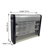 Lampe anti-moustiques à haute tension - Dispositif de lutte contre les insectes à semi-conducteurs écologique avec alimentation électrique personnalisable