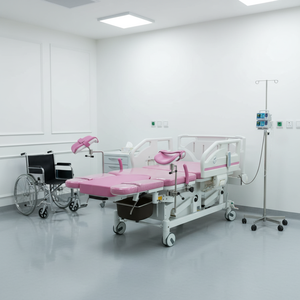 Электрическая акушерская кровать MDC-II (Mx <span class=keywords><strong>Bed</strong></span> 6000) с дышащим водонепроницаемым матрасом, регулируемая по высоте, для родов и восстановления, опционально - Product Image 6