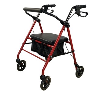 Promising Multifunctional <b>Walker</b> For Elderly Height Adjustable With Storage Bag Foldable Outdoor Use - Product Image 3