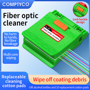 COMPTYCO Clip de <span class=keywords><strong>nettoyage</strong></span> de <span class=keywords><strong>fibre</strong></span> A-07 Offre Spéciale <span class=keywords><strong>Kit</strong></span> de <span class=keywords><strong>nettoyage</strong></span> de <span class=keywords><strong>fibre</strong></span> <span class=keywords><strong>optique</strong></span> FTTH pour machines d'épissage par fusion - Product Image 2