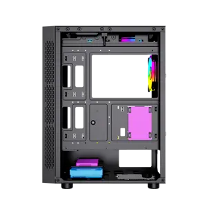 La custodia per pc di alta qualità Powercase custodia per computer da gioco per pc da gioco con RGB