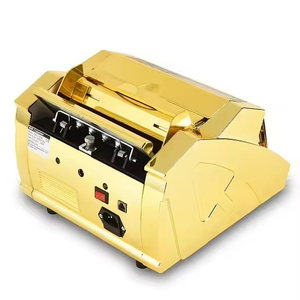 Compteur <span class=keywords><strong>de</strong></span> billets 0288G avec détection quadruple UV MG IR MT pour la détection des contrefaçons, affichage LED plaqué <span class=keywords><strong>or</strong></span>, 1000 pièces/min - Product Image 3