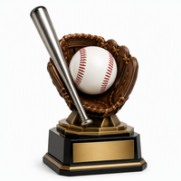 Trophée de baseball, trophée sportif personnalisé, trophée de récompense sportive, trophée en métal personnalisé, trophée personnalisé, récompense de champion