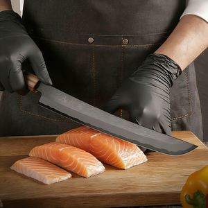 Cuchillo de sashimi premium de 270 mm, acero Aogami No.2, cuchillo de <span class=keywords><strong>cocina</strong></span> Sakimaru japonés Yanagiba para sushi con mango de ébano - Product Image 3