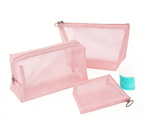 Sac de Maquillage Cosmétique Écologique en PVC Grande Capacité avec Fermeture Éclair Détachable, Personnalisable avec Logo, Vente en Gros, Idéal pour Pinceaux de Maquillage et Voyage - Product Image 2