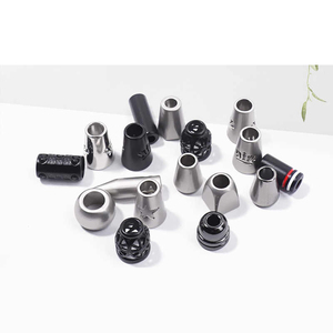 Tùy chỉnh Hợp kim kẽm dây rút dây kết thúc chuỗi dây khóa Stopper cho phụ kiện may mặc dây cuối khóa - Product Image 3