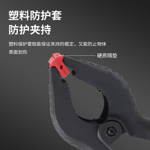 EHDY Woodworking <b>Quick</b> <b>Clamp</b> 4 6 Inch Nylon Spring <b>Clamp</b> For Carpentry Renovation - Product Image 2
