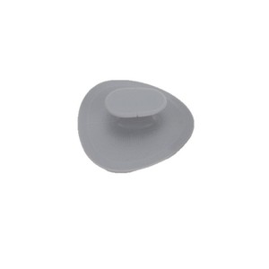 Silicone Facial Cleansing Brush Grey Soft Bristle Manual Skin Friendly Pore Refining Massager For General Use - Product Image 1