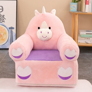 Nouveau-né chaise assis siège enfants universel canapé lapin fourrure dessin animé pli enfants canapé en peluche mignon Animal en forme de peluche - Product Image 6