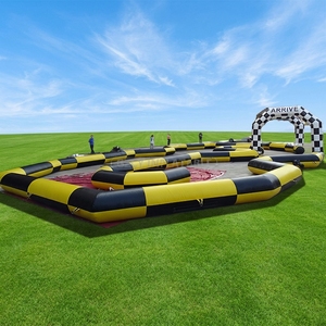 Vente chaude Barrière gonflable Piste de course gonflable Piste de course pour <span class=keywords><strong>location</strong></span> - Product Image 1