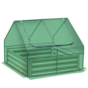 Jardinière galvanisée Lit de culture de jardin avec couvercle - Product Image 5