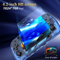 Consola de Juegos Retro Portátil 2026 R36H Promax de Aleación de Aluminio CNC RK3356 Linux HD con Pantalla Grande